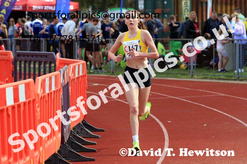Womens Under-17s, 2024 Northern Mens 6 and Womens 4 and Youngsters Relays, Stanley Park, Blackpool.  Photo: David T. Hewitson/Sports for All Pics